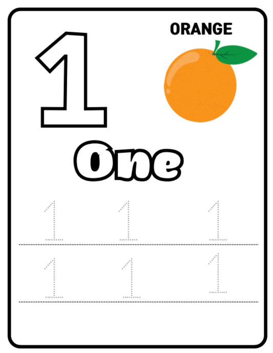 First Numbers Giggles colors