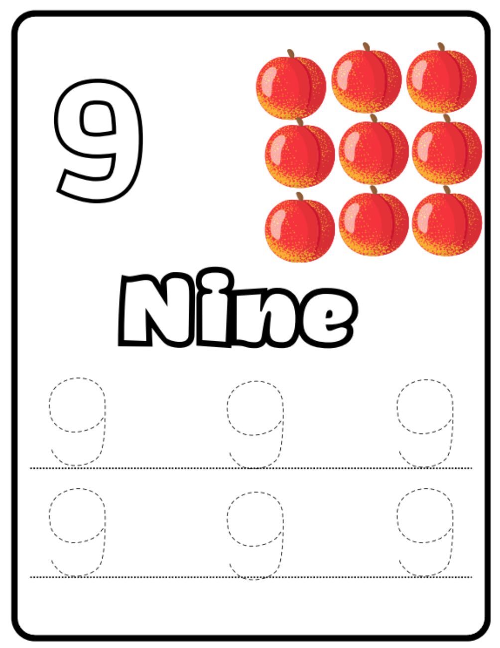 First Numbers Giggles colors