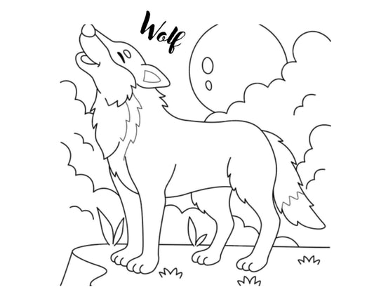 Coloring wild animals   giggles colors