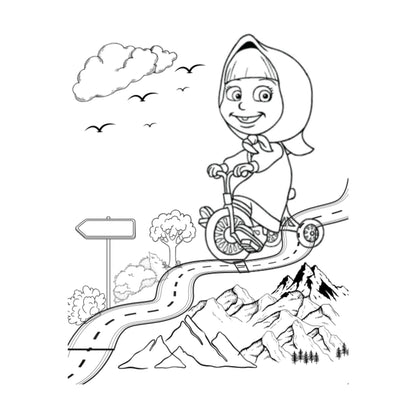 Masha § bear for coloring giggles colors